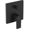 Hansgrohe Vernis Shape, vaňová batéria pod omietku, čierna matná, HAN-71469670 Hansgrohe Vernis Shape, vaňová batéria pod omietku, čierna matná, HAN-71469670