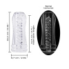 Dorcel Deep Blow Tornado Sleeve for Masturbator Transparent Dorcel Deep Blow Tornado Sleeve for Masturbator Transparent