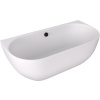 PAGODA nástenná vaňa z liateho mramoru 170x85x58cm, biela mat PAGODA nástenná vaňa z liateho mramoru 170x85x58cm, biela mat