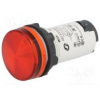 Kontrolka 22mm Podsv LED 24V AC/DC plochá IP65 Barva červená Kontrolka 22mm Podsv LED 24V AC/DC plochá IP65 Barva červená