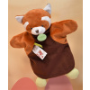 Doudou et Compagnie Paris Doudou Plyšový maňuška panda červená 25 cm Doudou et Compagnie Paris Doudou Plyšový maňuška panda červená 25 cm