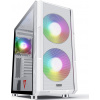 Modecom PC herní skříň VOLCANO AMIRANI ARGB WHITE MIDI, 2x USB 3.0, 1x USB-C, audio HD, bílá, bez zdroje Modecom PC herní skříň VOLCANO AMIRANI ARGB WHITE MIDI, 2x USB 3.0, 1x USB-C, audio HD, bílá, bez zdroje