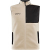 Craft Corporate Craft | ADV Explore Pile Fleece Vest M Pánska fleecová vesta Sherpa_81.3810 Farba: ecru/black, Veľkosť: M Craft Corporate Craft | ADV Explore Pile Fleece Vest M Pánska fleecová vesta Sherpa_81.3810 Farba: ecru/black, Veľkosť: M