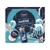 Nivea Men Cool Marine sprchový gél na telo a vlasy 250 ml + Cool Marine antiperspirant v spreji 150 ml + Original krém pre mužov 150 ml kozmetická sada Nivea Men Cool Marine sprchový gél na telo a vlasy 250 ml + Cool Marine antiperspirant v spreji 150 ml + Original krém pre mužov 150 ml kozmetická sada