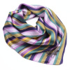 Šatka saténová malá - fialová s pruhmi Šatka saténová malá - fialová s pruhmi