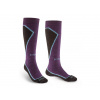 BRIDGEDALE Dámske lyžiarske ponožky SKI MIDWEIGHT MERINO PERFORMANCE OVER CALF dark purple - fialové Veľkosť: M BRIDGEDALE Dámske lyžiarske ponožky SKI MIDWEIGHT MERINO PERFORMANCE OVER CALF dark purple - fialové Veľkosť: M