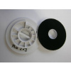 Príruba na brúsne dia kotúče, priem.100mm, ŠNEK PVC, suchý zips Príruba na brúsne dia kotúče, priem.100mm, ŠNEK PVC, suchý zips