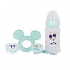 Stor Disney Baby 4 dielny darčekový set Mickey Mouse fľaša hryzátko cumlík a držiak 13008 Stor Disney Baby 4 dielny darčekový set Mickey Mouse fľaša hryzátko cumlík a držiak 13008