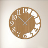 drevo zivota Nástenné hodiny CLOCK Farebný dekor: Buk, Farba ručičiek: Stříbrné, Velikost hodin: 60x60 drevo zivota Nástenné hodiny CLOCK Farebný dekor: Buk, Farba ručičiek: Stříbrné, Velikost hodin: 60x60
