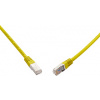 SOLARIX 10G patch kabel CAT6A SFTP LSOH 5m,žlutý SOLARIX 10G patch kabel CAT6A SFTP LSOH 5m,žlutý