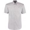 KUSTOM KIT KK 109 / Pánska košeľa Oxford s krátkym rukávom - silver grey 5XL KUSTOM KIT KK 109 / Pánska košeľa Oxford s krátkym rukávom - silver grey 5XL