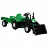 Detský traktor s pedálmi, príves a nabíjačka (Detský traktor s pedálmi, príves a nabíjačka)
