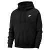 Nike Sportswear Club Fleece Men's Full-Zip Hoodie Black M Nike Sportswear Club Fleece Men's Full-Zip Hoodie Black M