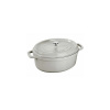 Staub Hrniec oválny 33 cm 6,7 l biely hľuzovka Staub Hrniec oválny 33 cm 6,7 l biely hľuzovka
