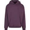 NEW MORNING STUDIOS NM 011 / Unisex mikina s kapucňou - plum purple 4XL NEW MORNING STUDIOS NM 011 / Unisex mikina s kapucňou - plum purple 4XL