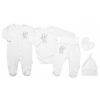 Baby Nellys Súpravička do pôrodnice 5-dielna Little Teddy biela Baby Nellys Súpravička do pôrodnice 5-dielna Little Teddy biela