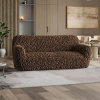 Bielastické poťahy VELVET hnedé trojkreslo (š. 170 - 220 cm) Doprava zadarmo Bielastické poťahy VELVET hnedé trojkreslo (š. 170 - 220 cm) Doprava zadarmo