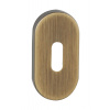 FT - Rozeta R - BB - 60 x 30 mm Typ otvoru: rozety BB BRM - bronz matný (F43) FT - Rozeta R - BB - 60 x 30 mm Typ otvoru: rozety BB BRM - bronz matný (F43)