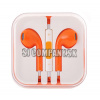 Stereo slúchadlá pre iPhone 3G/3GS/4/4S/5/5S BOX – oranžová
