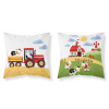 DETEXPOL Obliečka na vankúšik Farma na kopci červená Bavlna, 40/40 cm DETEXPOL Obliečka na vankúšik Farma na kopci červená Bavlna, 40/40 cm