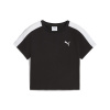 Dámske Tričko s krátkym rukávom PUMA T7 BABY TEE 62980201 – Čierna Dámske Tričko s krátkym rukávom PUMA T7 BABY TEE 62980201 – Čierna