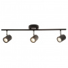 ACA DECOR Stropné bodové svietidlo ORFEAS 3xGU10, čierna farba ACA DECOR Stropné bodové svietidlo ORFEAS 3xGU10, čierna farba