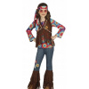KOSTÝM HIPPIE KOSTÝM RETRO HIPPIE KARNEVALOVÝ KOSTÝM 60. ROKOV 104 KOSTÝM HIPPIE KOSTÝM RETRO HIPPIE KARNEVALOVÝ KOSTÝM 60. ROKOV 104