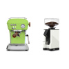 Ascaso Dream PID, Fresh Pistachio + Eureka Mignon Silenzio 55, BL white Ascaso Dream PID, Fresh Pistachio + Eureka Mignon Silenzio 55, BL white