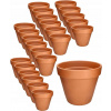 Hlinený kvetináč 6 terakotový keramický kvetináč - 24 ks Hlinený kvetináč 6 terakotový keramický kvetináč - 24 ks