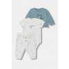 United Colors of Benetton dojčenský bavlnený komplet s elastanom 366PAK01P.W.Stagionale modrá 50 United Colors of Benetton dojčenský bavlnený komplet s elastanom 366PAK01P.W.Stagionale modrá 50