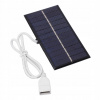 Solárny panel nabíjačka 1W 6V USB 180mA Solárny panel nabíjačka 1W 6V USB 180mA