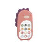 eliNeli Detský telefón dinosaurus - ružový eliNeli Detský telefón dinosaurus - ružový