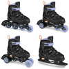 Spokey QUATTRO 4IN1 Brusle černo-fialové, vel. 30-33 Spokey QUATTRO 4IN1 Brusle černo-fialové, vel. 30-33