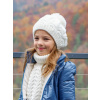 ZUPPA Zimná čiapka BARET Ecru - L-XL ZUPPA Zimná čiapka BARET Ecru - L-XL