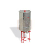 Stáčacia nádoba „ZERO“ 100 KG z nehrdzavejúcej ocele, fi378 mm, nerezový ventil Stáčacia nádoba „ZERO“ 100 KG z nehrdzavejúcej ocele, fi378 mm, nerezový ventil