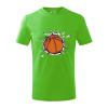 Basketbal lopta v triku - Tričko detské bavlnené - 122 cm/6 rokov ( Apple Green ) Basketbal lopta v triku - Tričko detské bavlnené - 122 cm/6 rokov ( Apple Green )