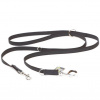 Julius K9 Color & Grey Supergrip Leash 2x220cm - odnímateľné vodítko pre psa, protišmykové - čierne Julius K9 Color & Grey Supergrip Leash 2x220cm - odnímateľné vodítko pre psa, protišmykové - čierne