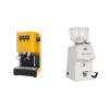 Gaggia Classic E24 BC, yellow + Ascaso H64, white Gaggia Classic E24 BC, yellow + Ascaso H64, white