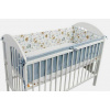 Mantinel do postieľky biely sivý s béžovou - Jelenček, 360 cm dlhý Mantinel do postieľky biely sivý s béžovou - Jelenček, 360 cm dlhý