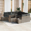 zahrada-XL Súprava záhradných pohoviek 9 pcs Sivá 100 x 55 x 73 cm 3357892 zahrada-XL Súprava záhradných pohoviek 9 pcs Sivá 100 x 55 x 73 cm 3357892