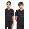 Detské bavlnené tričko adidas x Smiley JN2160 čierna 176 Detské bavlnené tričko adidas x Smiley JN2160 čierna 176