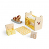 Bigjigs Toys Drevený nábytok do domčeka pre bábiky Detská izba Bigjigs Toys Drevený nábytok do domčeka pre bábiky Detská izba