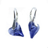 Náušnice srdce Swarovski elements CRAZY fialové TANZANITE 12mm Náušnice srdce Swarovski elements CRAZY fialové TANZANITE 12mm