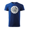 Sablio Tričko s potlačou Čas beží - modré 4XL Sablio Tričko s potlačou Čas beží - modré 4XL