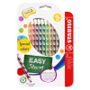 Pastelky STABILO EASYcolors pre ľavákov - 12 ks sada so strúhadlom Pastelky STABILO EASYcolors pre ľavákov - 12 ks sada so strúhadlom