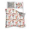 Posteľná Bielizeň 140x200 Vianočná Zimná Mikuláš Perníčky Mikrovlákno Posteľná Bielizeň 140x200 Vianočná Zimná Mikuláš Perníčky Mikrovlákno