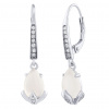 Stříbrné náušnice Clarissa s měsíčním kamenem a Brilliance Zirconia JJJ1267EMS Stříbrné náušnice Clarissa s měsíčním kamenem a Brilliance Zirconia JJJ1267EMS