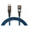 NEDIS USB kabel - USB 2.0 kabel | Apple Lightning 8-pinový | USB-C™ konektor | 60 W | 480 Mb/s | Poniklovaný | 1,00 m | Kulatý | Opletený / Nylonový | Modrý / Černý NEDIS USB kabel - USB 2.0 kabel | Apple Lightning 8-pinový | USB-C™ konektor | 60 W | 480 Mb/s | Poniklovaný | 1,00 m | Kulatý | Opletený / Nylonový | Modrý / Černý