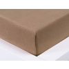 XPOSE® Jersey plachta Exclusive na vysoký matrac - hnedá 90x200 cm, Jersey XPOSE® Jersey plachta Exclusive na vysoký matrac - hnedá 90x200 cm, Jersey