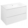 Sapho Ezara - Umývadlová skrinka, 80x46x52 cm, 2 zásuvky, lesklá biela EZ801-3030 Sapho Ezara - Umývadlová skrinka, 80x46x52 cm, 2 zásuvky, lesklá biela EZ801-3030
